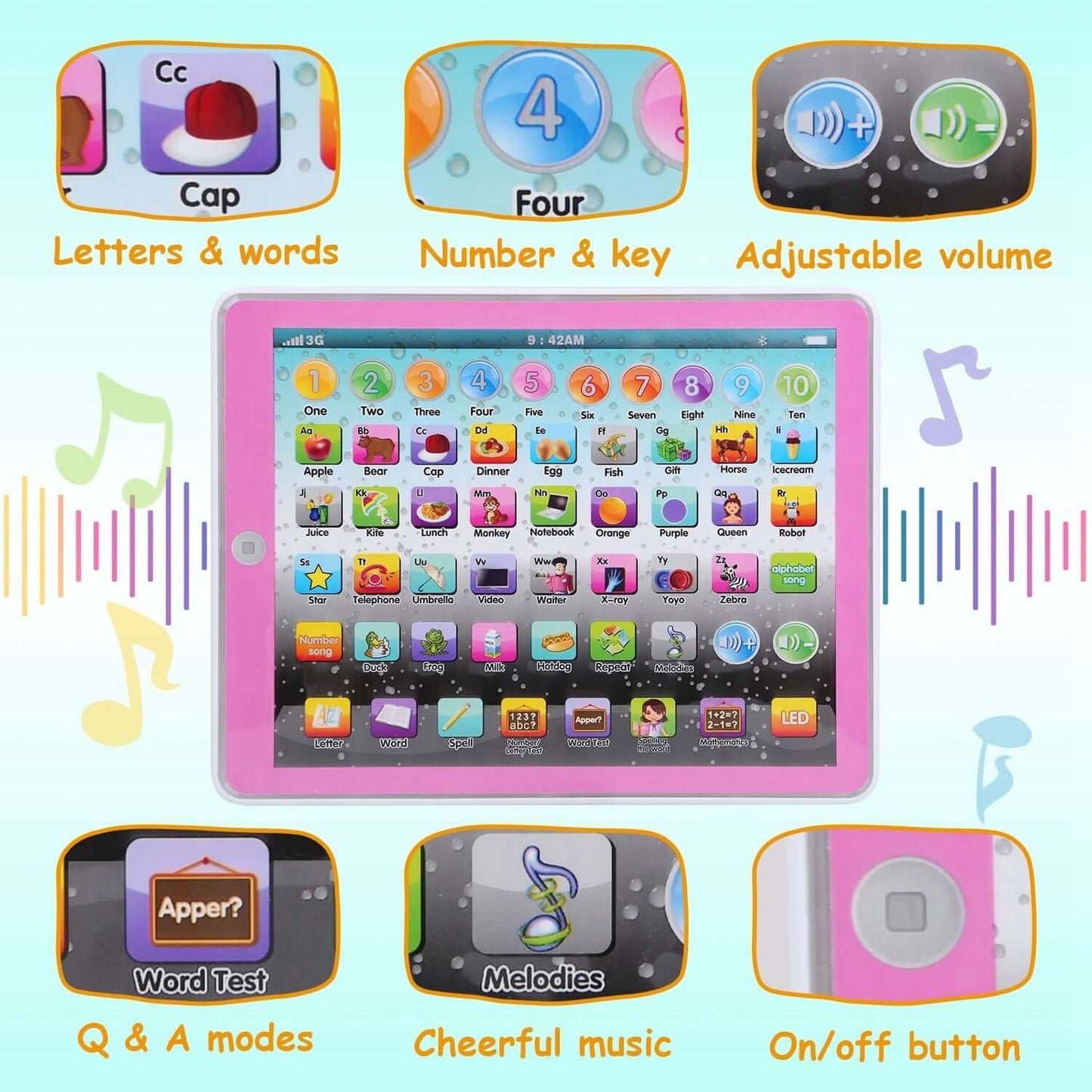 Children’s Study Tablet – Interactive Learning Toy