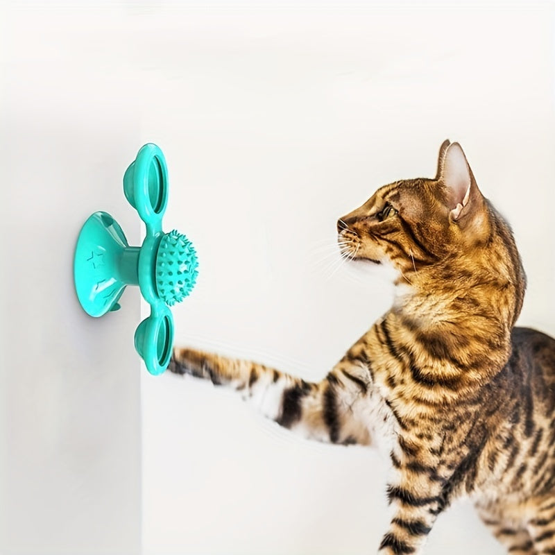 Interactive Cat Spinner Toy – Catnip & Massager