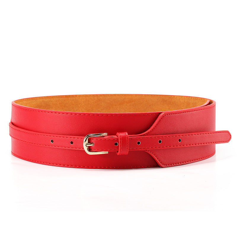 Women’s Black Leather Waist Belt – Simple & Stylish