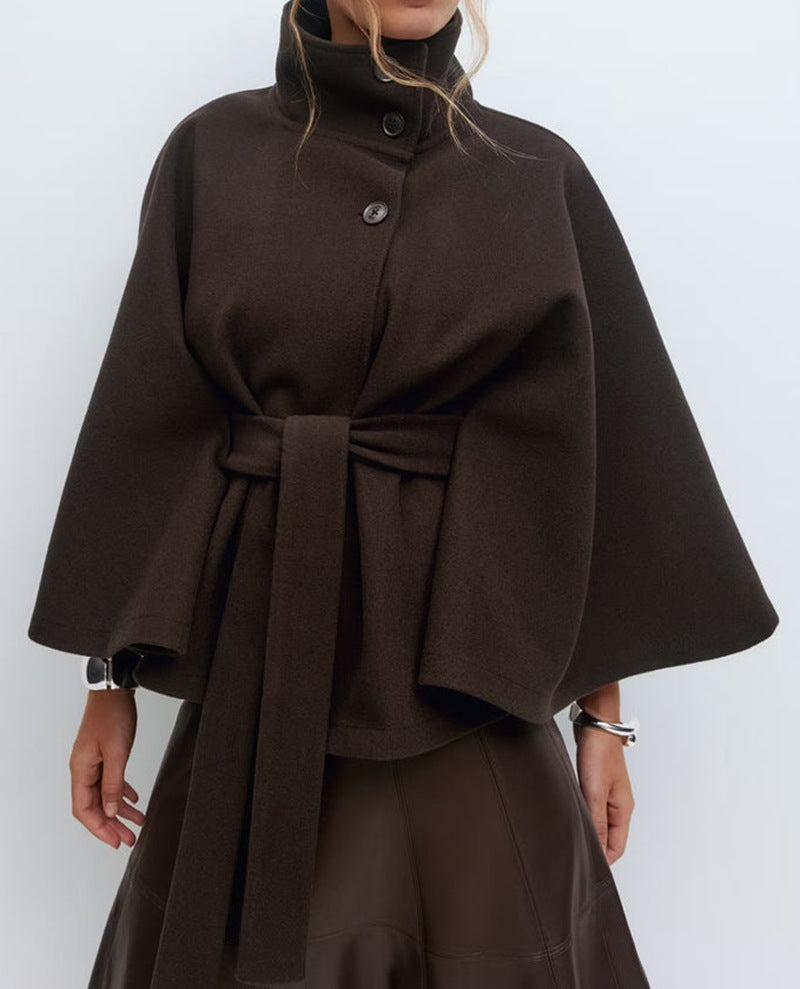 Women’s Loose Batwing Sleeve Winter Coat