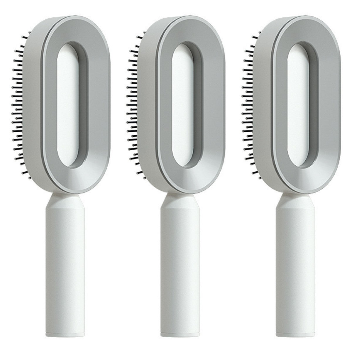 Scalp Massage Hair Brush – Anti-Frizz & Self-Cleaning