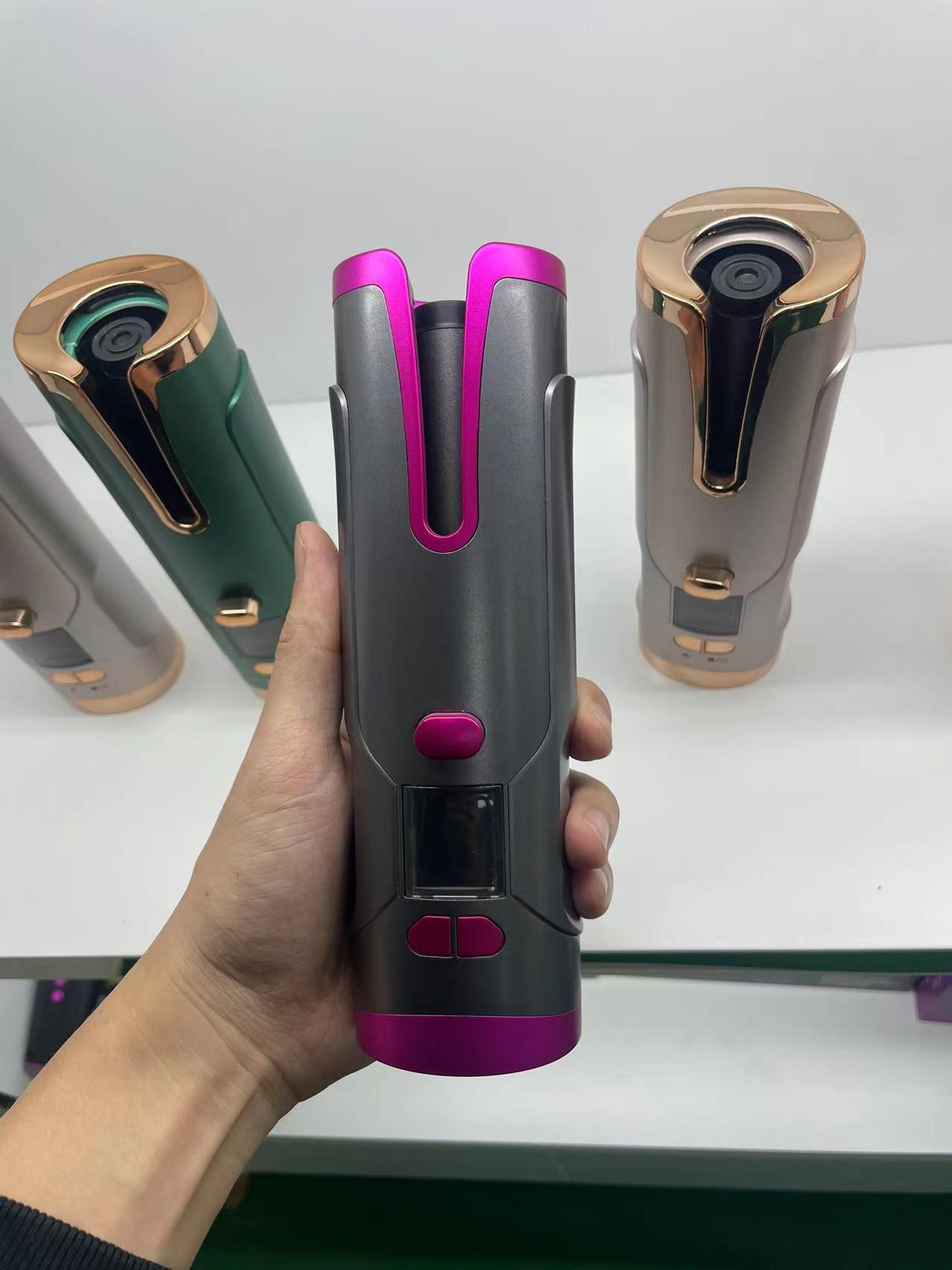 Portable Rechargeable Automatic Ceramic Hair Curler