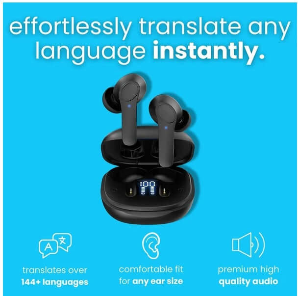 Real-Time Translator Earbuds with 144 Languages