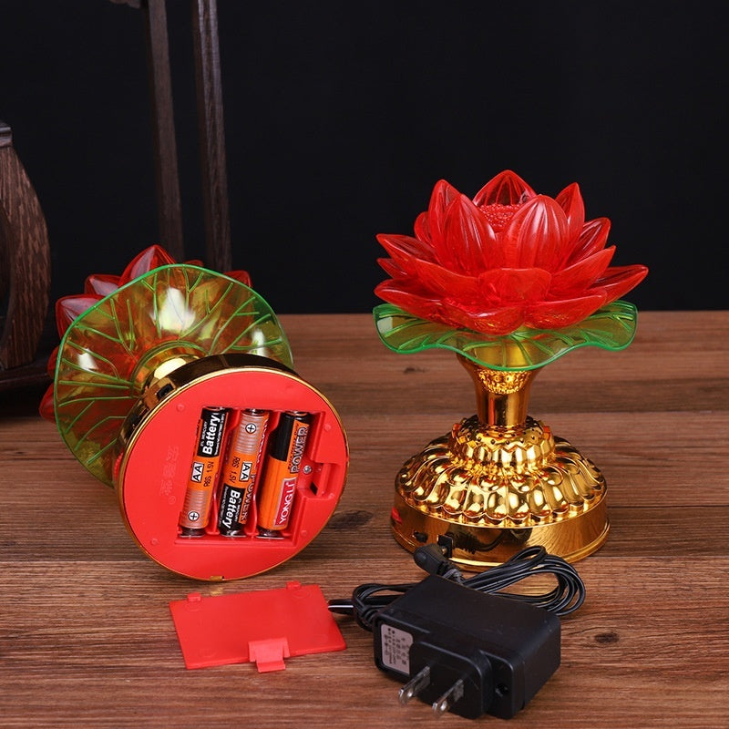 Lotus Lamp Colorful Gradient Home