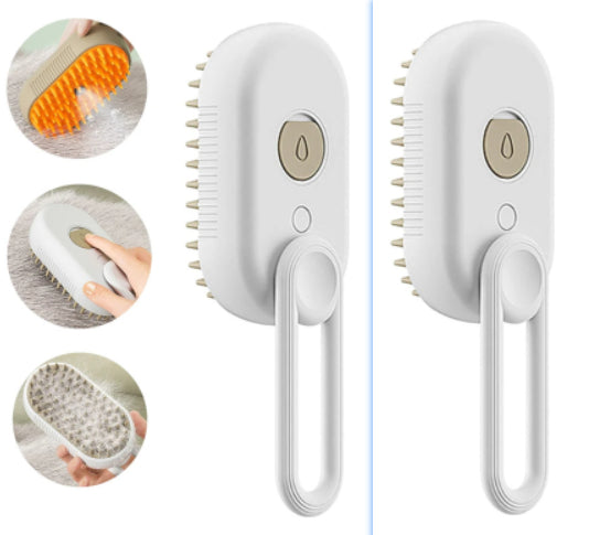 Steamy Pet Hair Removal & Massage Brush