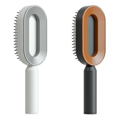 Scalp Massage Hair Brush – Anti-Frizz & Self-Cleaning