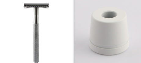 Explosive Diamond Pattern Manual RazorSafety Double-Sided Razor