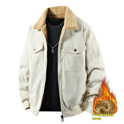 Men’s Cotton Corduroy Polo Jacket