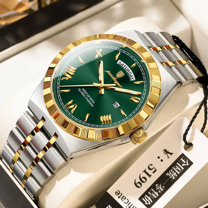 Trendy Men’s Waterproof Night Light Watch