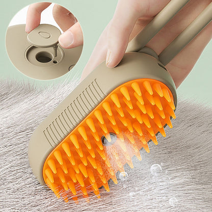 Steamy Pet Hair Removal & Massage Brush