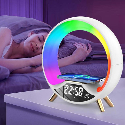3-in-1 Wireless Charger & Bluetooth Speaker Night Light