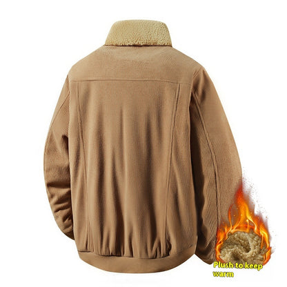 Men’s Cotton Corduroy Polo Jacket
