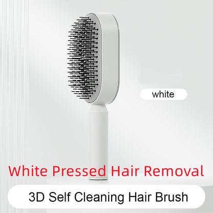 Scalp Massage Hair Brush – Anti-Frizz & Self-Cleaning