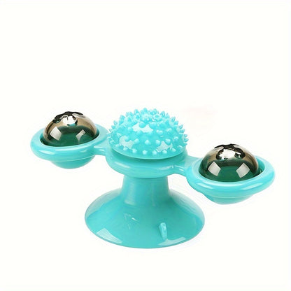 Interactive Cat Spinner Toy – Catnip & Massager