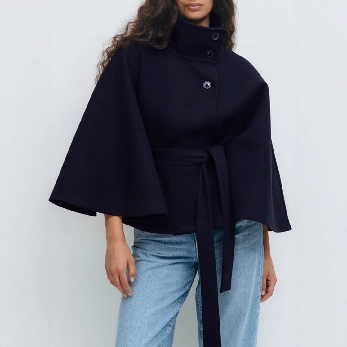 Women’s Loose Batwing Sleeve Winter Coat