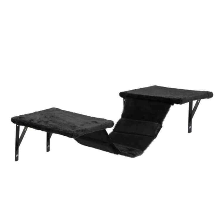 5Pcs Wall Mounted Cat Climbing Set with Shelves & Scratching Posts