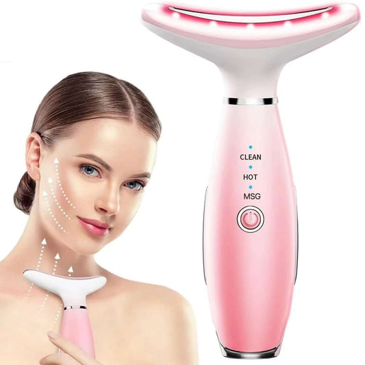 3-in-1 Neck & Face Sculpting Massager with Heat and Vibration