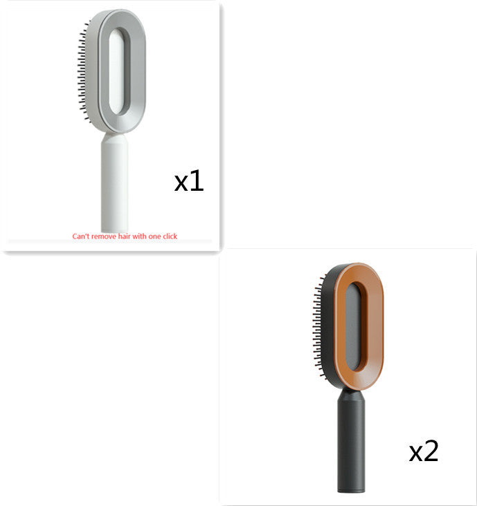 Scalp Massage Hair Brush – Anti-Frizz & Self-Cleaning