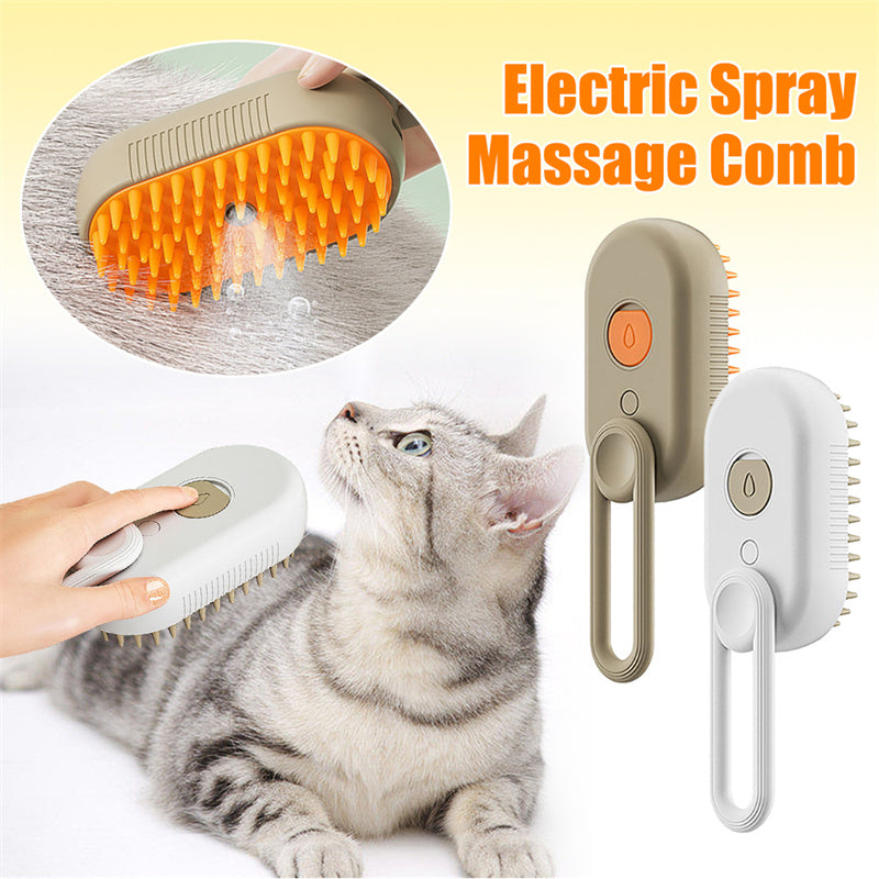 Steamy Pet Hair Removal & Massage Brush
