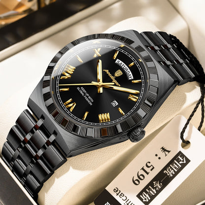 Trendy Men’s Waterproof Night Light Watch