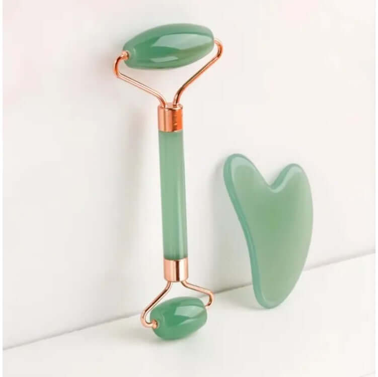 2PCS Gua Sha Massage Stones for Face & Body Skincare