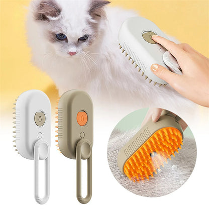 Steamy Pet Hair Removal & Massage Brush