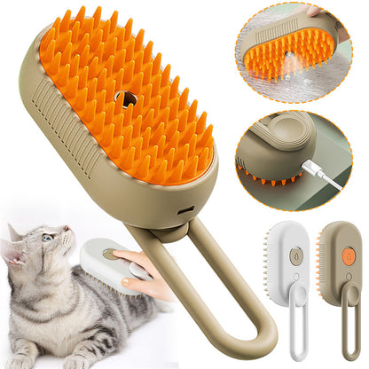 Steamy Pet Hair Removal & Massage Brush
