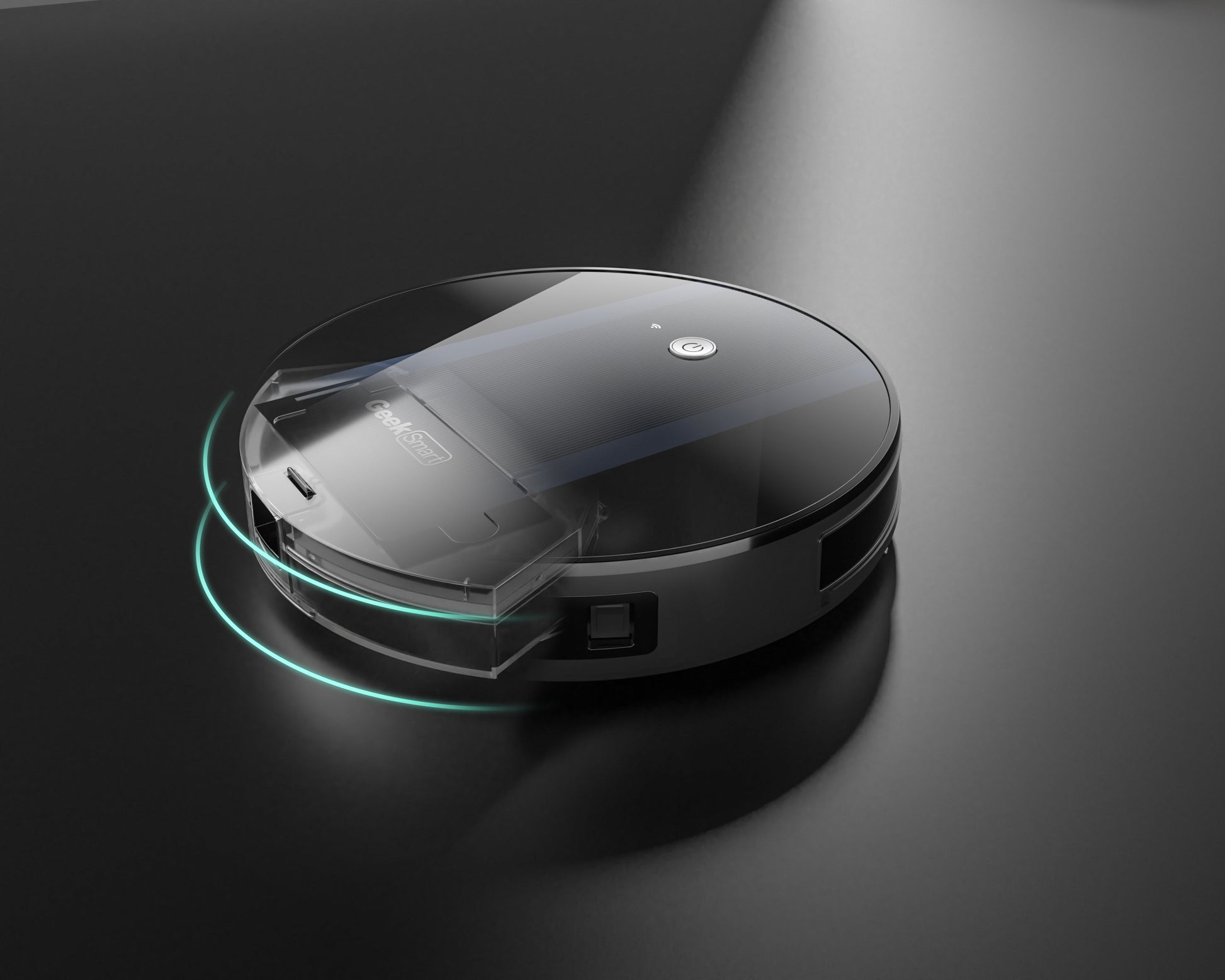 Geek Smart Robot Vacuum Cleaner G6 Plus with strong suction, designed for efficient cleaning on hard floors to carpets.