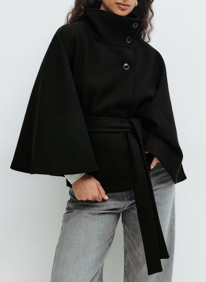 Women’s Loose Batwing Sleeve Winter Coat