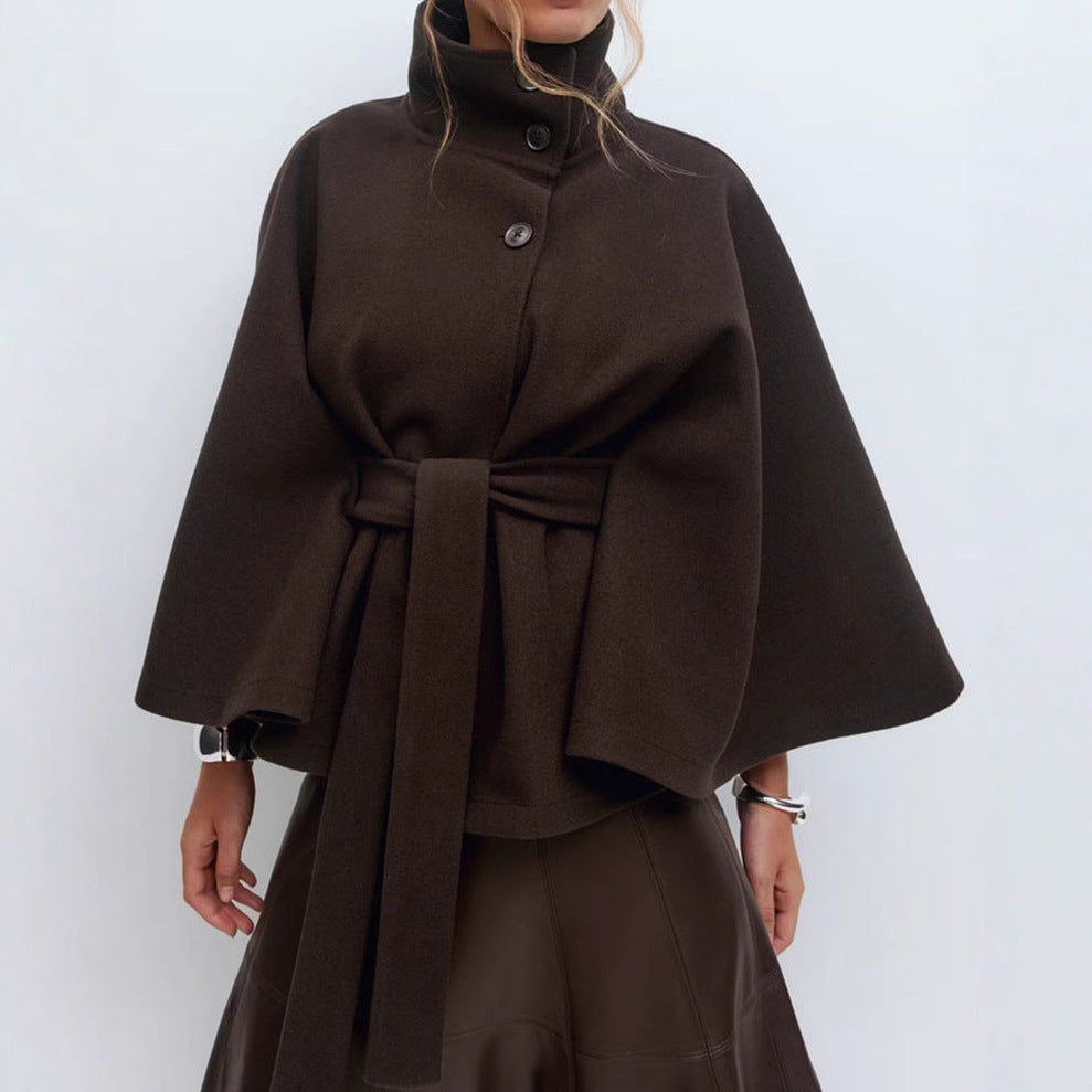 Women’s Loose Batwing Sleeve Winter Coat