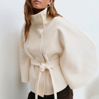 Women’s Loose Batwing Sleeve Winter Coat