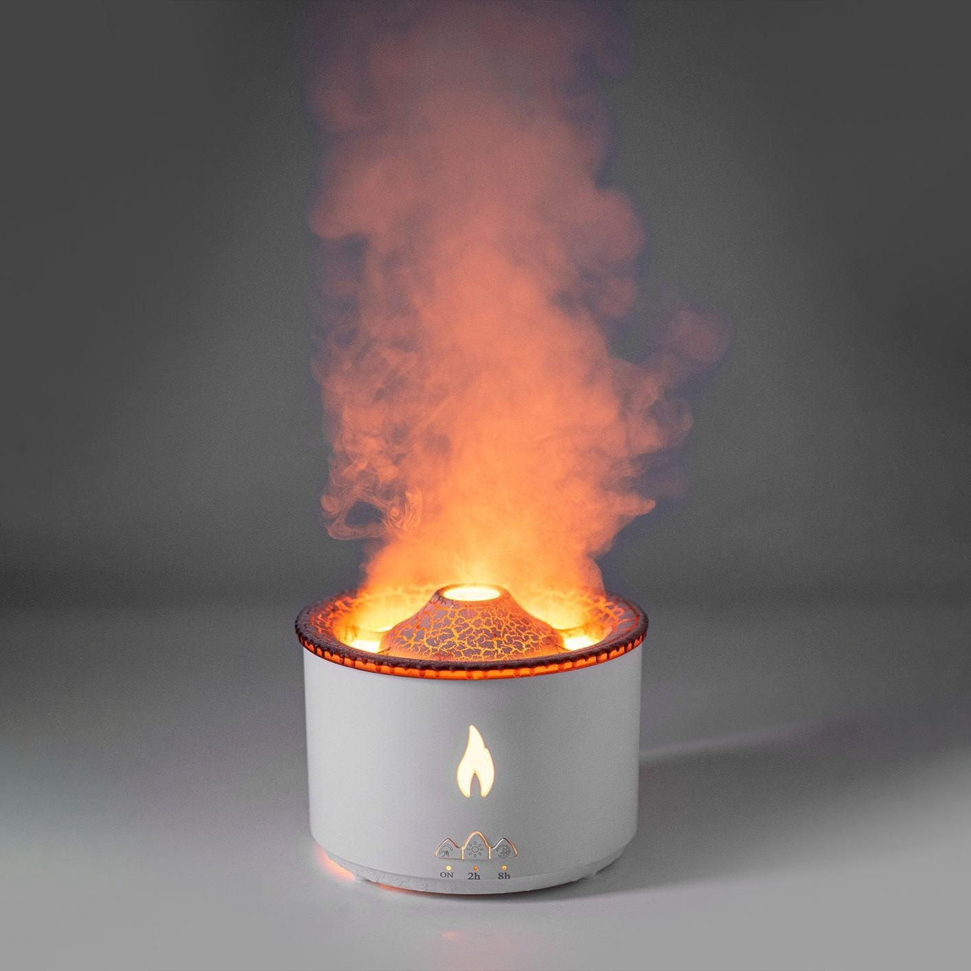 Volcano Flame Ultrasonic Essential Oil Humidifier & Diffuser