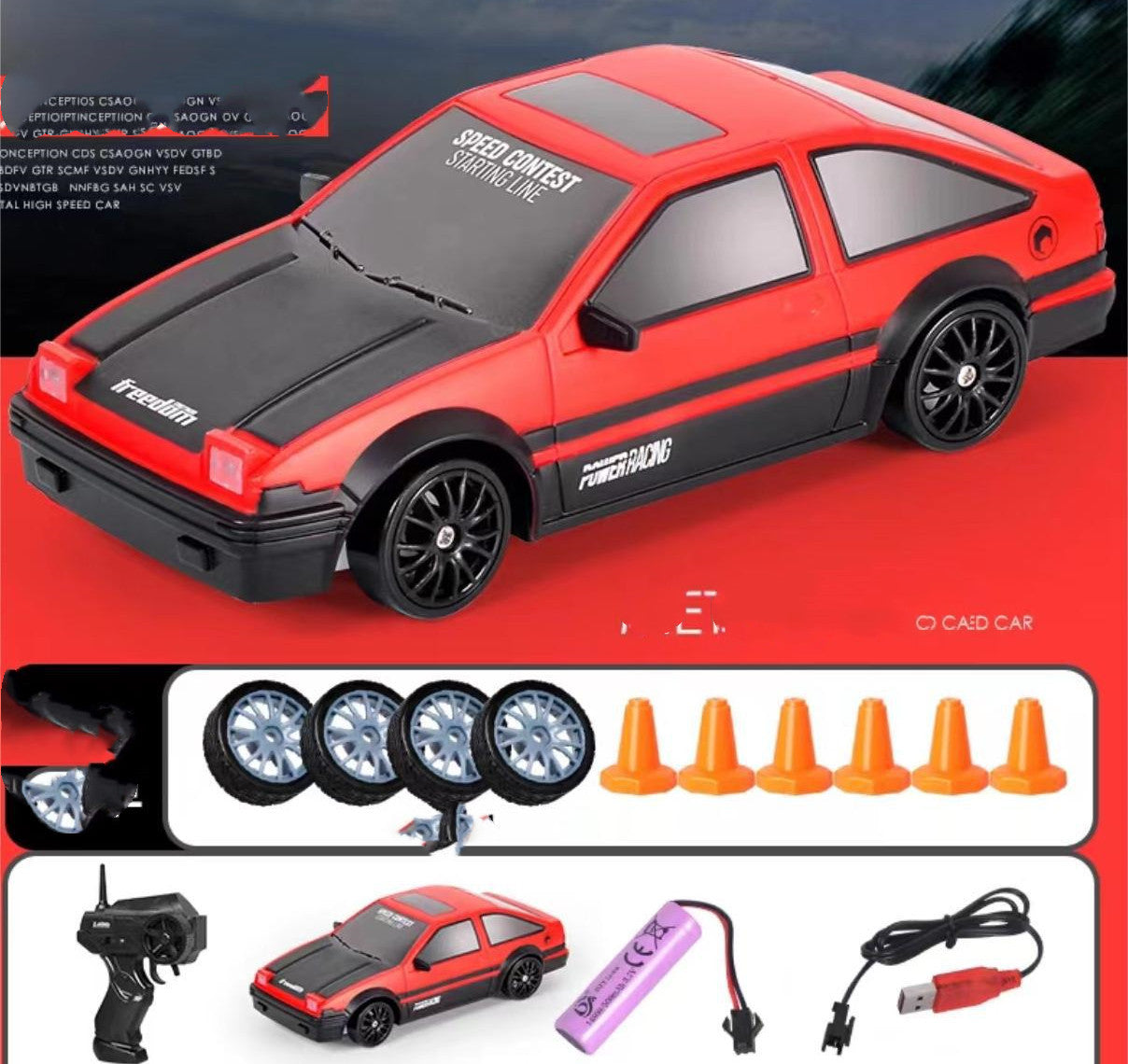 Remote Control Drift Racing Car – 4WD RC Toy