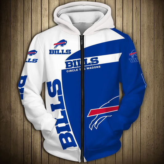 2022 New NFL American Football Hoodies 3d Digital Printing Long-sleeved Zipper Hooded Sweater Cardigan