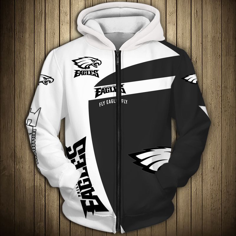 2022 New NFL American Football Hoodies 3d Digital Printing Long-sleeved Zipper Hooded Sweater Cardigan
