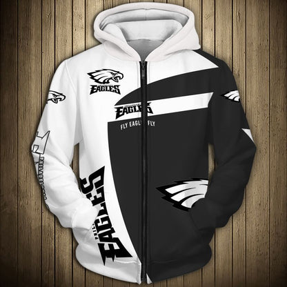 2022 New NFL American Football Hoodies 3d Digital Printing Long-sleeved Zipper Hooded Sweater Cardigan
