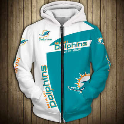 2022 New NFL American Football Hoodies 3d Digital Printing Long-sleeved Zipper Hooded Sweater Cardigan