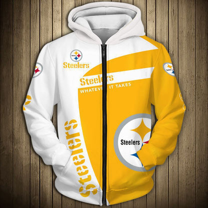 2022 New NFL American Football Hoodies 3d Digital Printing Long-sleeved Zipper Hooded Sweater Cardigan