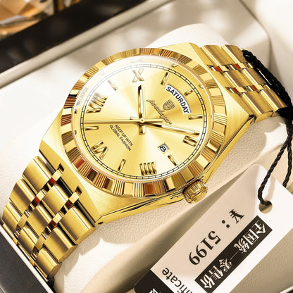 Trendy Men’s Waterproof Night Light Watch