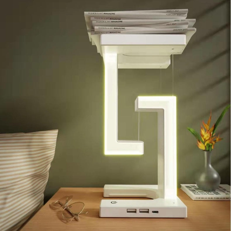 Creative Floating Balance Lamp with Wireless Phone Charging