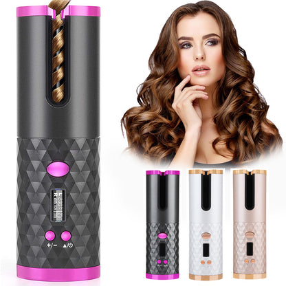 Portable Rechargeable Automatic Ceramic Hair Curler
