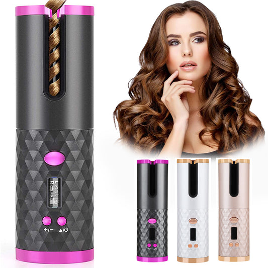 Portable Rechargeable Automatic Ceramic Hair Curler