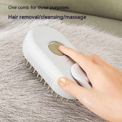 Steamy Pet Hair Removal & Massage Brush