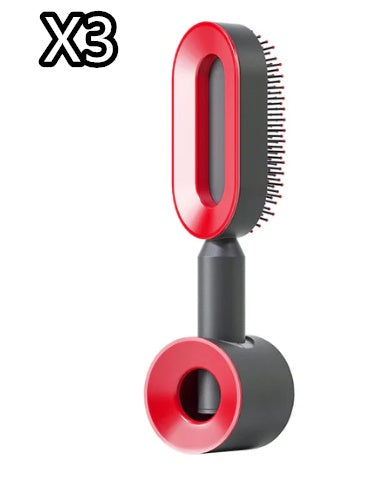 Scalp Massage Hair Brush – Anti-Frizz & Self-Cleaning