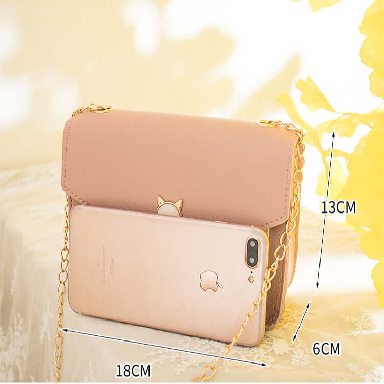 Cute Cat Tassel Small Messenger Bag