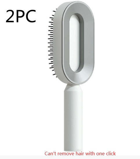 Scalp Massage Hair Brush – Anti-Frizz & Self-Cleaning