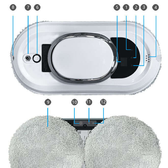 Remote Control Intelligent Multi Scene Window Cleaner