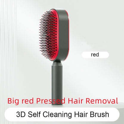 Scalp Massage Hair Brush – Anti-Frizz & Self-Cleaning