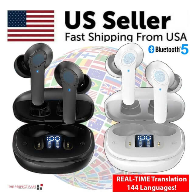 Real-Time Translator Earbuds with 144 Languages