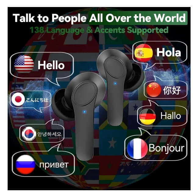 Real-Time Translator Earbuds with 144 Languages